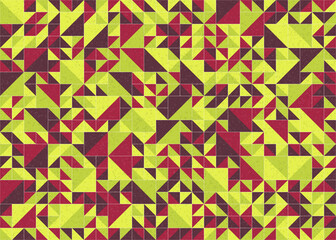 Abstract Geometric Pattern generative computational art illustration
