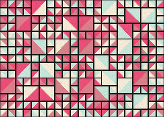 Abstract Geometric Pattern generative computational art illustration