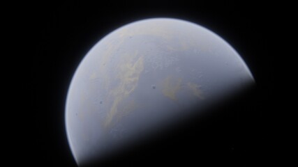 Planets and galaxy, science fiction wallpaper. Beauty of deep space. Billions of galaxy in the universe Cosmic art background
