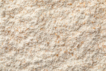 Ground wheat flower full frame close up