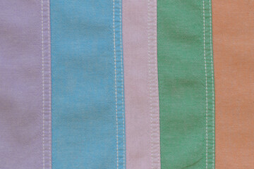 Texture of colored fabric for clothes.	