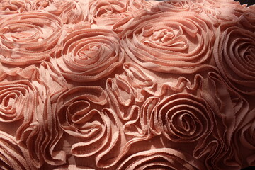 Rose 3D Blouse Clothes Fabric Fashion Texture