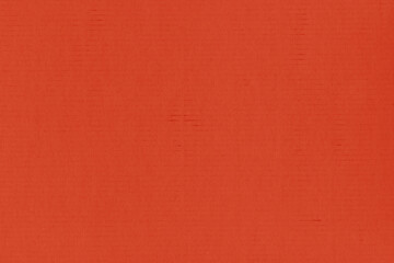 Clean red retro paper background. Vintage cardboard texture. Grunge paper for drawing. Simple blank fabric pattern.