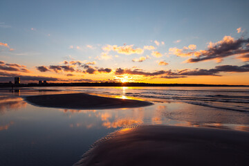 Obraz premium sunset on the beach