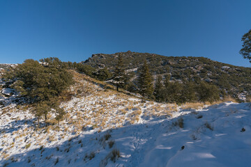 Sierra Nevada covered with snow