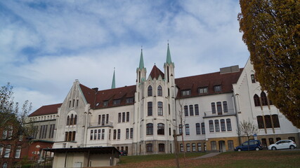 old building well preserved and in use