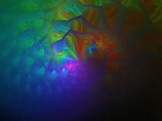 Imaginatory fractal background Image