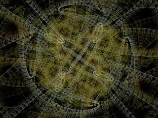 Imaginatory fractal background Image