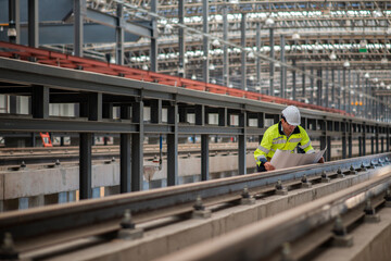 workers on the railway