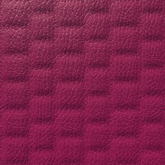 Taurillon cowhide blue with embossed geometric pattern, leather texture background close. 3D-rendering