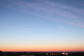 Sky, Sunset, Clouds, Orange, Blue sky, London