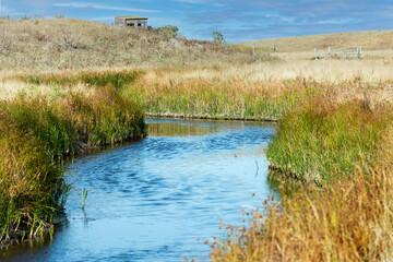The Swale National Nature Reserve on the Isle of Sheppey in Kent, England