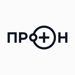 Fototapeta premium Logo from the word 