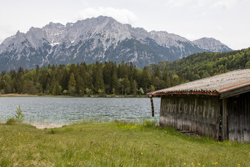 lake in the mountains