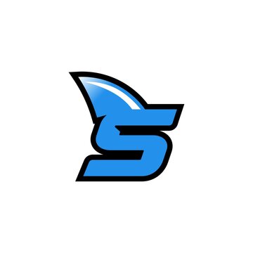 Shark sports team logo s emblem