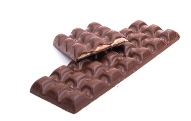 chocolate bar isolated