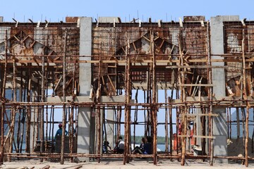 Building Under Construction in Thailand