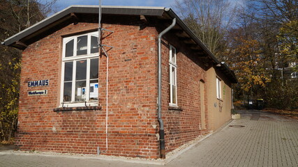 Fototapeta na wymiar Houses of the Bethel Clinic in Bielefeld