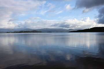 A view of Lock Lomond in Scotland