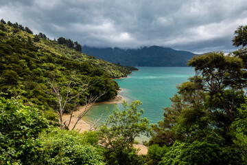 Moody Seascape in New Zealand