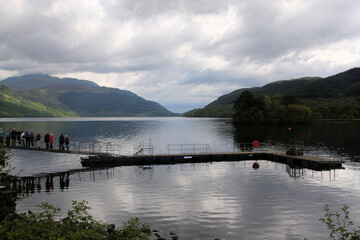 A view of Lock Lomond in Scotland