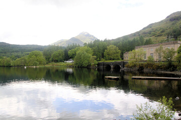 A view of Lock Lomond in Scotland