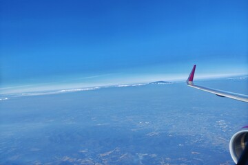 airplane in the sky