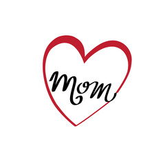 Mothers day icon card vector