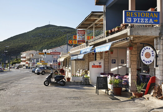 Street in Neum. Bosnia and Herzegovina