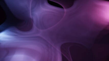 Abstract colorful gradient smoke background illustration. 3D rendering smoke with soft shape illustration.