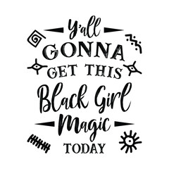 Funny Quote American Africa text and illustration