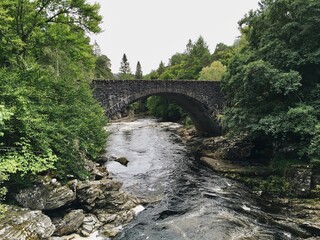 Fototapeta na wymiar Old bridge in Scotland