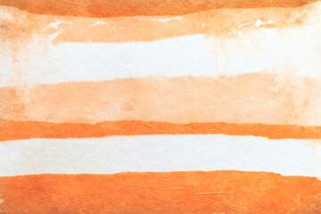 Blank paper with stripes orange, background