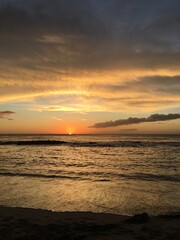Obraz premium Sunset on Beach