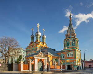 Church of St. Gregory of Neocaesarea in Derbitsy. Moscow. Russia