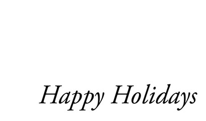 Happy holidays background