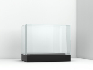 Empty glass display