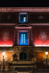 Obraz premium Image of scenes of a city and people 