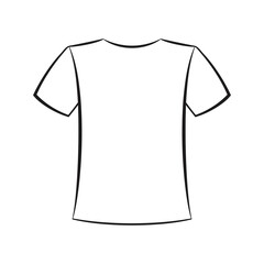 T-shirt Flat Illustration