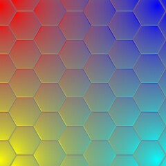 yellow red blue and turquoise pastel colours geometric patterns and mosaic designs