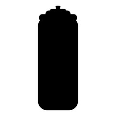 Vector icon of the bottle. Sports bottle icon.
