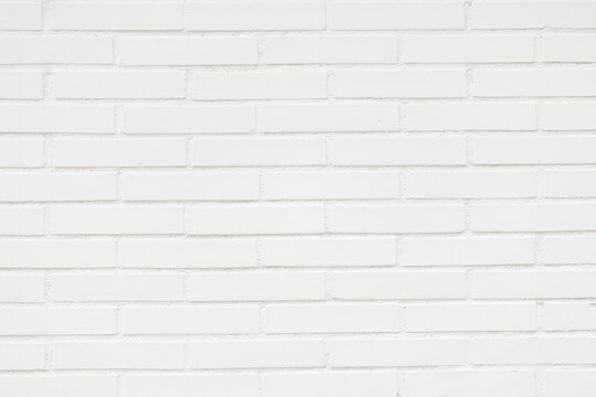 White brick wall, backgroun.