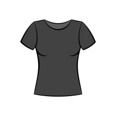 Female T-shirt Illustration