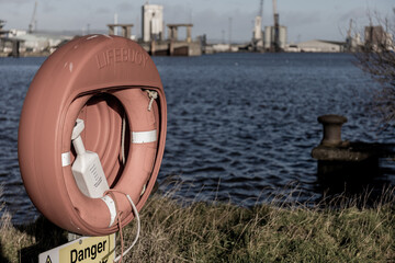 life buoy on the dock