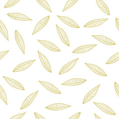 A seamless pattern with floral elements for apparel, stationery, textiles, fabric, wrapping paper. Vector flat  illustration, EPS 10.  