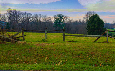 landscape in the mountains
