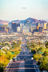 Phoenix,Arizona skyline