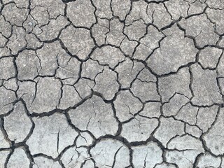 dry cracked soil texture background