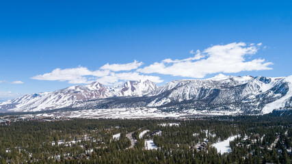 Mammoth Mountains California Winter Landscape, Mammoth Ski Resort