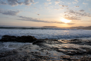 San Luis Obispo County Landscape, Sunset at the Sea